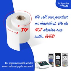 2 1/4″ x 70′ Thermal Receipt Paper 50 Rolls **FREE SHIPPING**