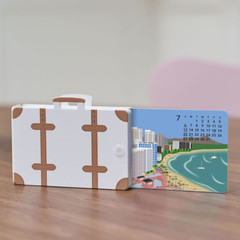 good morning Calendar Year 2025 Paper CITY/Zoo/Travel/Dogs/Tree/Green JAPAN NEW
