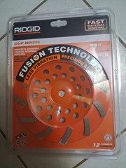 Ridgid 7″ Diamond Cup Wheel 12 Segments Concrete Grinding Wheel