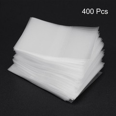 400Pcs 55x40mm PVC Perforated Shrink Bands Fits Cap Dia 1.22 to 1.34 Inch Clear