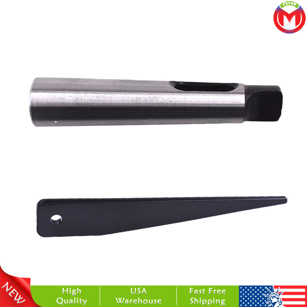 MT1 to MT2 Morse Taper Adapter Educing Sleeve MT1-MT2 Ejecting Drift