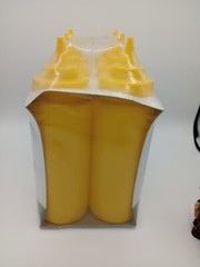 Update International 6 Wide Mouth Squeeze Dispensers 24 Oz Yellow Restaurant New
