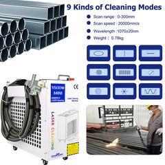 1500W Handheld Fiber Laser Cleaning For Rust Paint Removal Industrial Grade