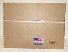 25 of 8x6x4 Shipping Packing Mailing Moving Single Wall Corrugated Box Bundle