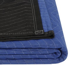 48 Pack 80″ x 72″ Moving Blankets Pro Economy Blue Shipping Furniture Pads