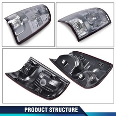 Tail Lights Assembly Rear Smoke No Bulbs Dodge Ram 1500 2500 3500 09-20