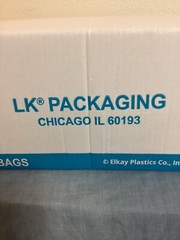 Elkay High density poly bags 3.5 Mil 1000/case 13.9 LBS