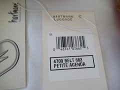 Vintage Hartmann Leather Address petite agenda 4700 belt 662 Wallet 4.5×6″ *read