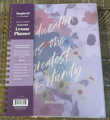 Inspired By Erin Condren Teacher Lesson Planner 12 Months-Brand New-SHIPS N 24HR
