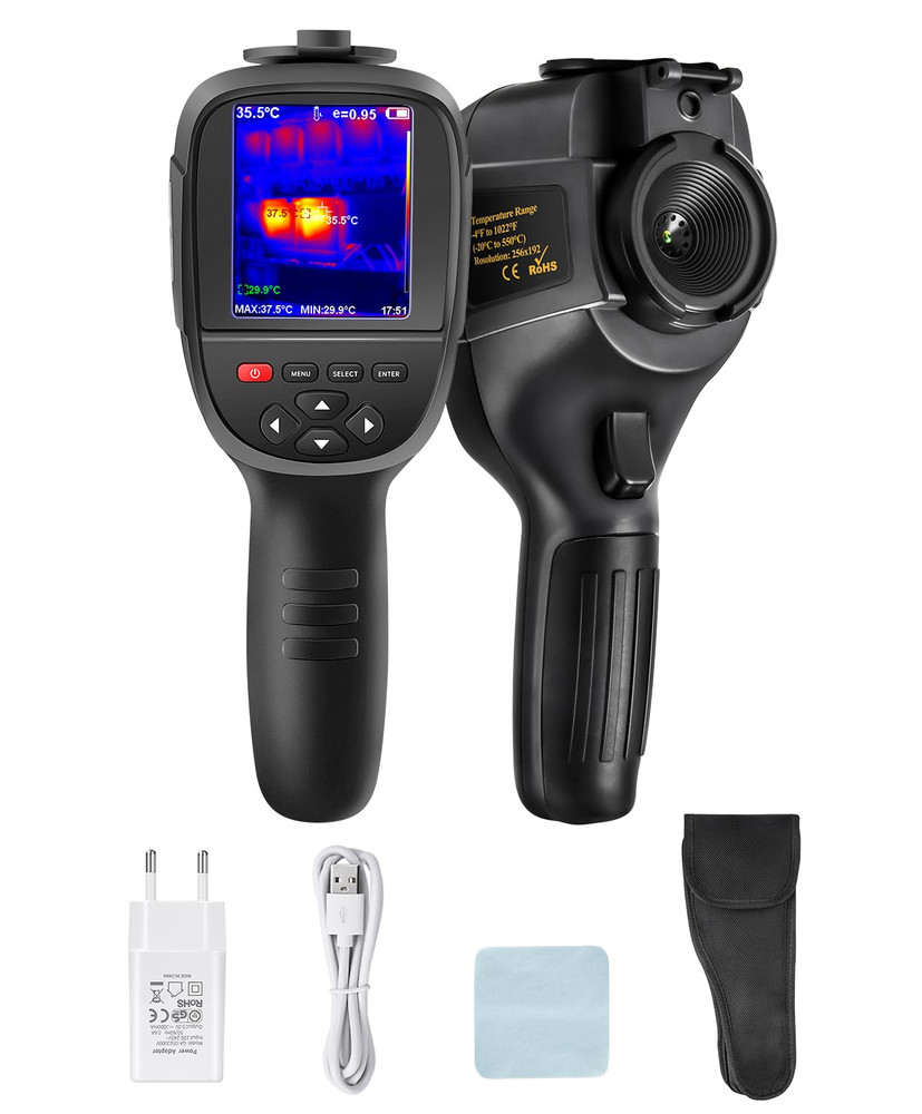 Thermal Camera 256X192 IR Pixels Upgraded Thermal Imaging Camera Dual-Light Fusi