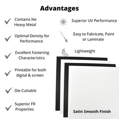 BuyPlastic Black Expanded PVC Plastic Sheet 12mm (1/2″) x 24″ x 36″