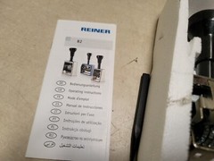 Reiner 733 Colorbox 6 wheel numbering Machine New Open Box