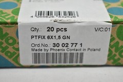 20 Pack Phoenix Contact Distribution Blocks PTFIX 6X 1, 5GN 300V 20A 28-12 AWG