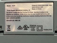 100 lb x 0.02 Scale Ohaus D50WQL Defender 5000 Stainless Steel Base Display T51P