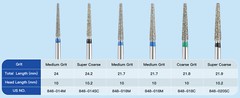 50Pcs Dental Diamond Burs FG Flat End Taper Friction Grip Burs 5Pcs/Box
