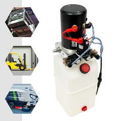 Single Acting Hydraulic Pump – 6QT Capacity, 22MPA, DC 12V Power Unit