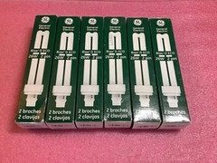 Lot Of 6 GE Fluorescent Lamps F26DBX/830/ECO 2-Pin