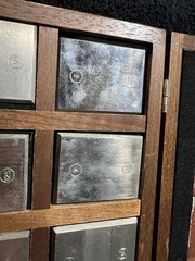 GAR M-15 MASTER STANDARDS SURFACE FINISH (TEXTURE) BLOCKS W Original Wooden Box