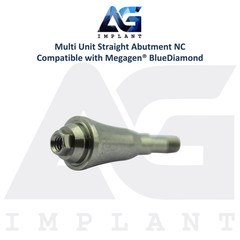 5 Straight Multi Unit Prosthetic NC X-FIT Megagen® BlueDiamond Compatible 4.8mm