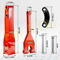 Excavator arm extension kit for mini excavators weighing between 0.8ton-2ton