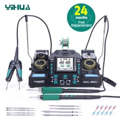YIHUA 982D-III Precision Soldering Station and Tweezers For Microscope Soldering