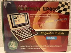CCTACO PARTNER EP800 ENGLISH POLISH Talking Dictionary & Audio Phrasebook #Z