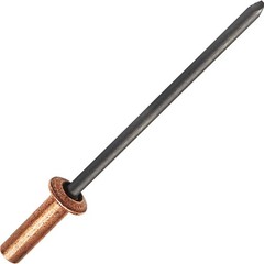50 PCS Closed End Blind Rivets 1/8 x 7/16 Inch Copper Dome Head 3.2x11mm