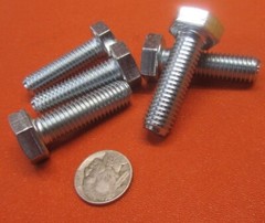 Tap Bolt, FT, 8.8 Zinc Plated Metric, M12 x 1.75 x 40 mm Length, 50 Pc