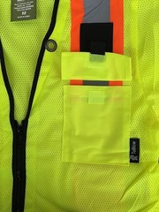 Crew Yellow Reflective High Visibility Class 3 Safety Vest