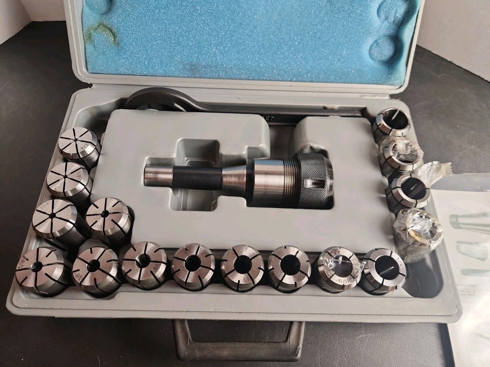 Vertex Collet Chuck Set 1/8″ Thru 1″ Milling Bridgeport
