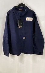 Carhartt 102179 FR Full Swing Quick Duck Jacket Navy 2XL NWT World Energy