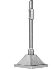 Jack Hammer Dirt Soil Bit Tamper Plate 6″x 6″ for 1-1/8″ Shank Compactor