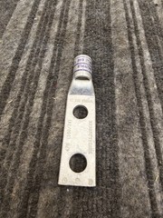 (QTY 10) Burndy YAV28L2NTCFX 2-Hole Compression Lug 4/0 (550/24) Purple Die 15,