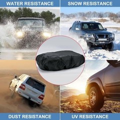 New Upgrade Heavy Duty 600D Oxford Fabric Winch Cover, Waterproof Dustproof UV R