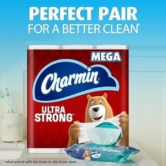 Flushable Wipes, 320 Total Wipes, 8 Packs of 40, Soft & Strong, Bathroom Hygiene