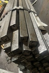 Square 4140/4142 Alloy Steel Annealed Bars, 1.0″ x 1.0″ Wide x 12″ Length