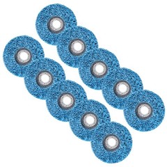 10 Pcs Clean Disc 4.5″ x 7/8″ Easy Change Strip Discs Remove Paint Rust & Clean