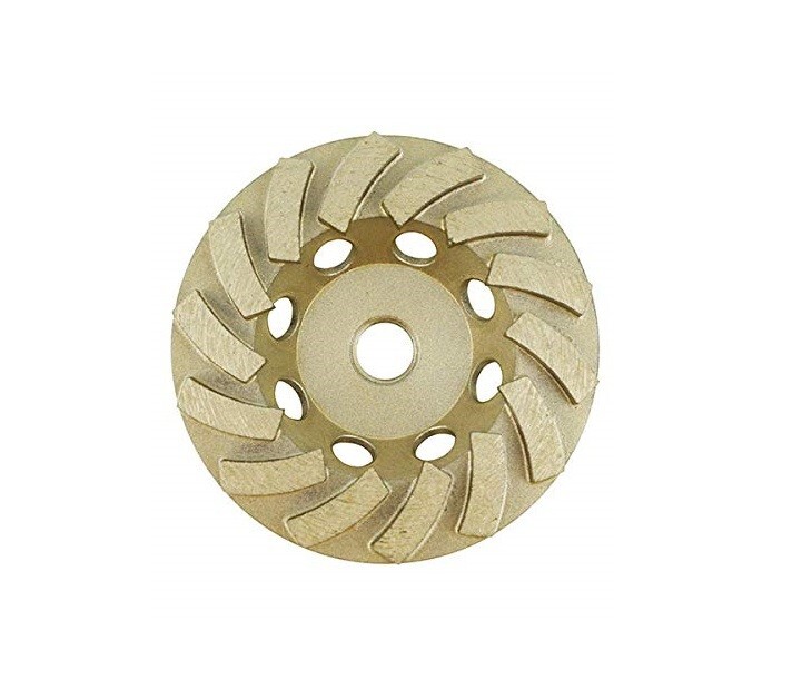 Diamond Cup Wheels Turbo Fast Grinding Threaded for Concrete (4″, 14 Seg)