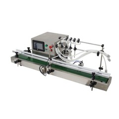 110V Automatic 4Head Magnetic Pump Filling Machine Liquid Bottle Filler 5-1000ml