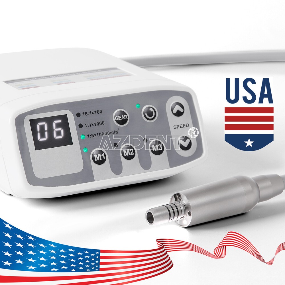 AZDENT Dental Brushless LED Electric Micromotor 1:1 1:5 Increasing Handpiece