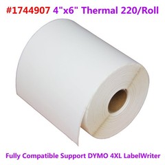 2 Roll 220/Roll Thermal 4x 6 Shipping Postage Labels Compatible Dymo 4XL 1744907