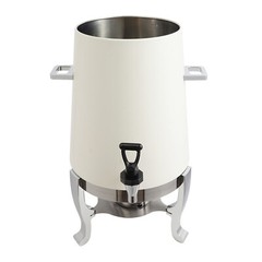 Coffee Urn w/ Fuel Holder,Stainless Steel Beverage Dispenser Hot Drink Dispenser