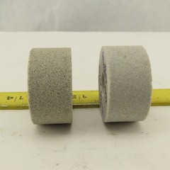 Norton 32A60 J5VBE 2″ x 1″ x 5/8″ Alundum Grinding Wheels Lot Of 2