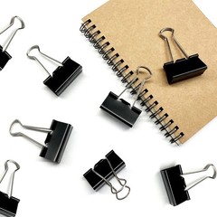 Large Binder Clips 1.6-Inch (24 Pack), Big Paper Clamps Clips for Office Supp…