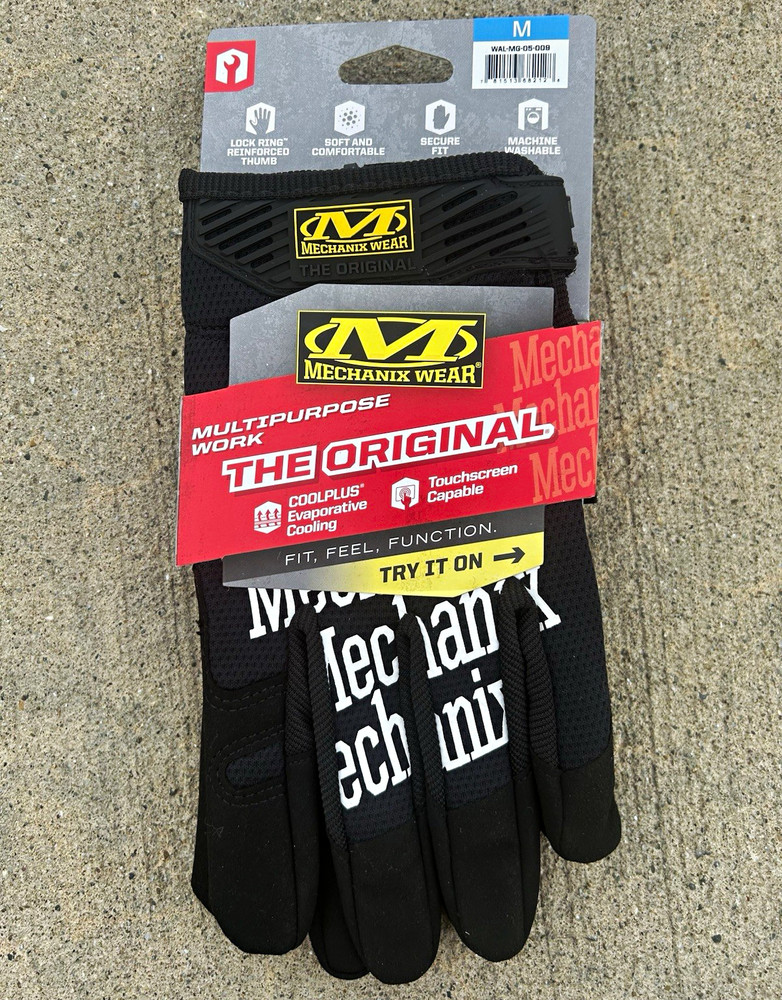 Mechanix Wear The Original Multipurpose Work Gloves Touchscreen Black M