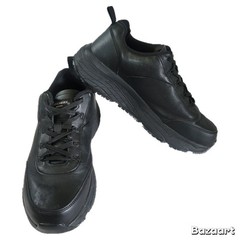 Skechers Men’s Ultra Go Work Air Cooled Memory Foam Black Leather Sneakers 10.5