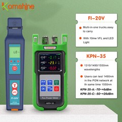 Komshine FI-20V Fiber Optic Identifier & KPN-35 PON Power Meter 1310/1490/1550nm
