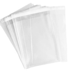 100 PCS 5.5×7.5 inch 1.6-Mil Clear Cellophane Cello Bags for 5×7 Cards