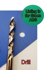 Green ABS Plastic Sheet 0.0394″ (1mm) x 8-1/2″ x 10-1/2″, Qty 4