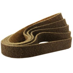 1/2″ x 18″ Inch COARSE Surface Conditioning Pipe Sanding Belts-BROWN